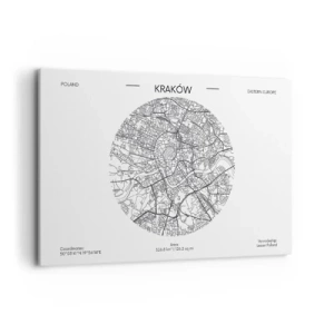 Canvas picture - Anatomy of Crocow - 120x80 cm