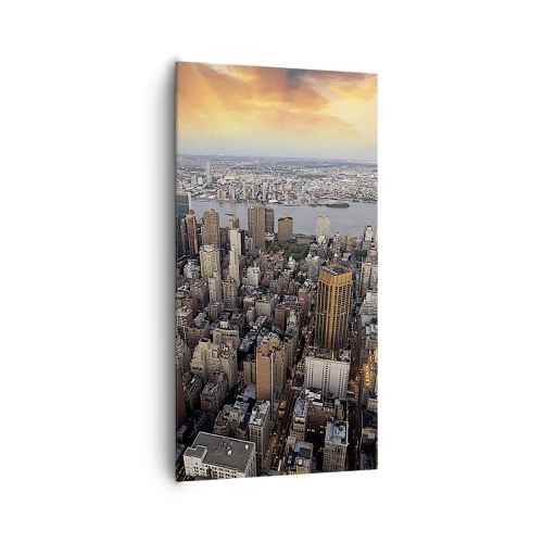 Canvas picture - Beating Heart of Our Times - 65x120 cm