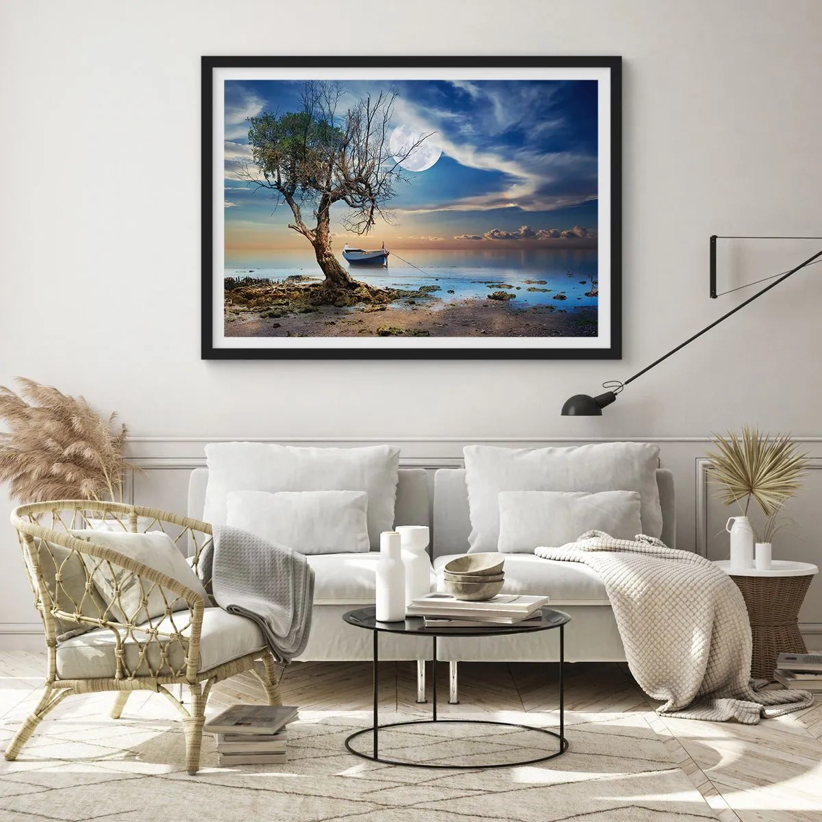 Poster in black frame - Is this the Beginning or the End? - 70x50 cm