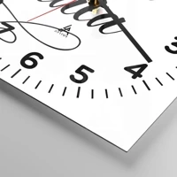 Clock face with numbers