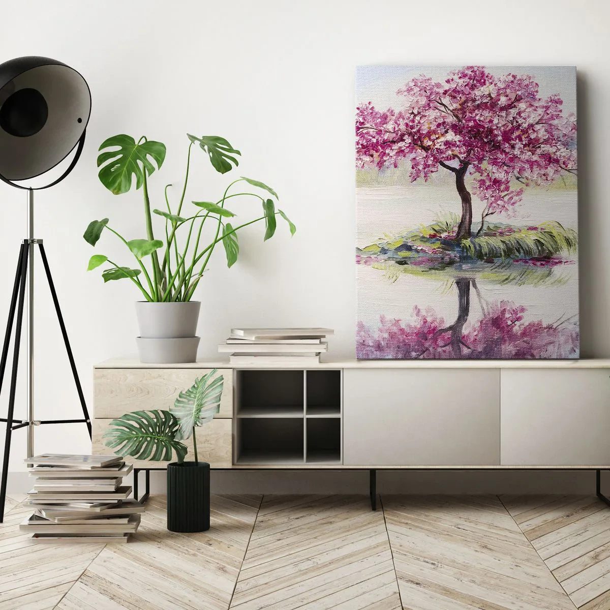 Canvas picture - Spring Holiday - 55x100 cm