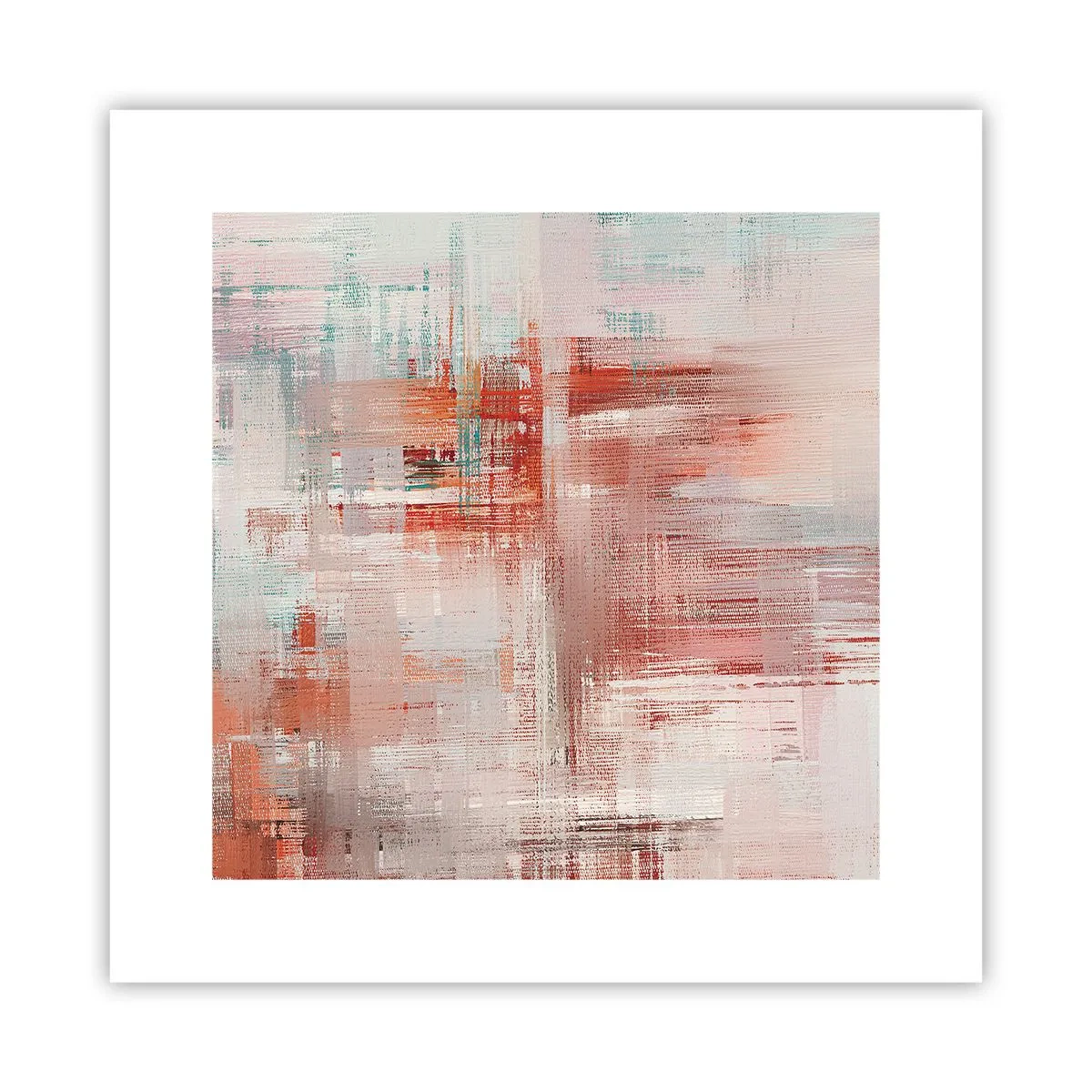 Poster - Foggy but Pink - 30x30 cm