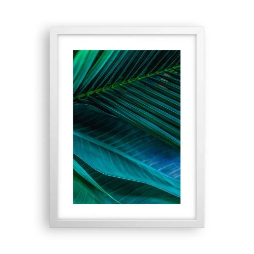 Poster in white frmae - Anatomy of Green - 30x40 cm