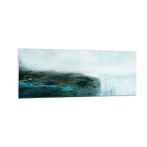 Glass picture - Marine Abstract - 140x50 cm