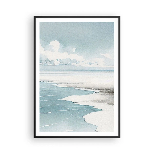 Poster in black frame - Gentle Tide - 70x100 cm