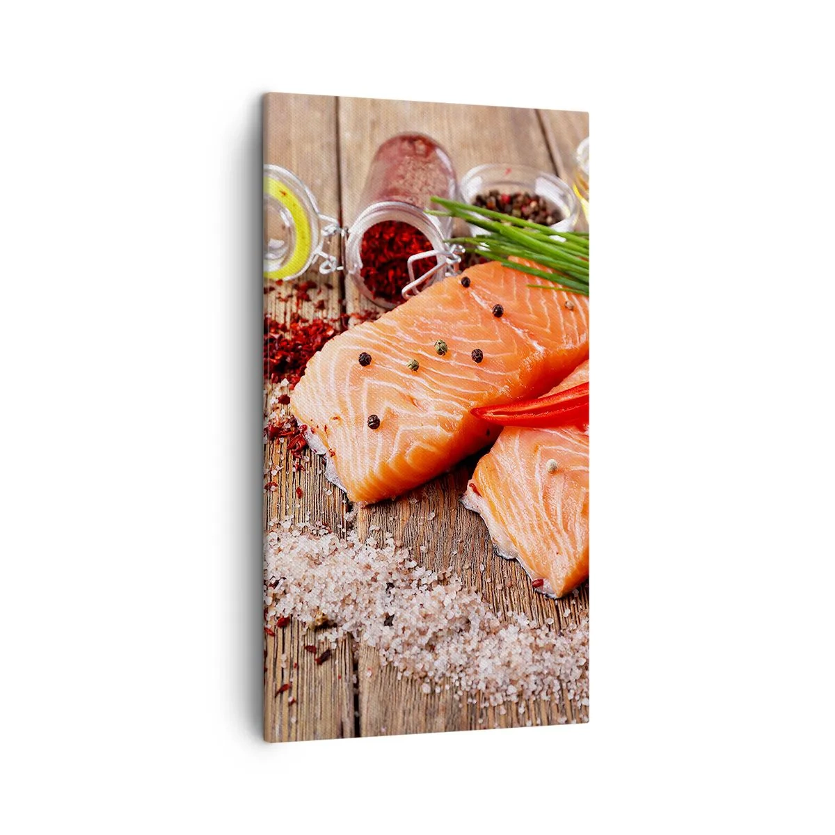 Canvas picture - Norwegian Adventure in the Kitchen - 45x80 cm