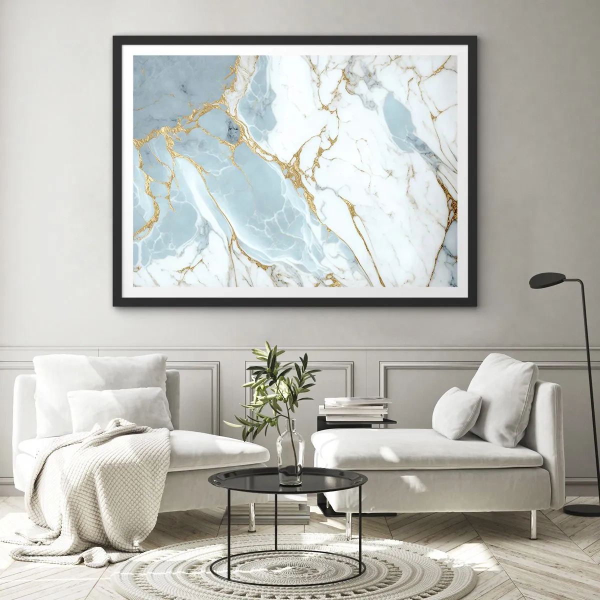 Poster in black frame - Richness of the Stone - 91x61 cm