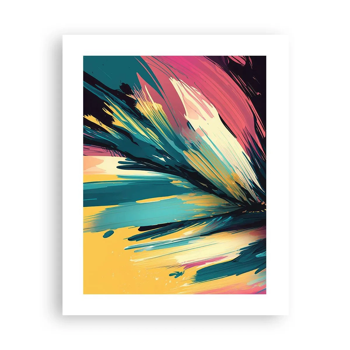 Poster - Composition -Explosion of Joy - 40x50 cm