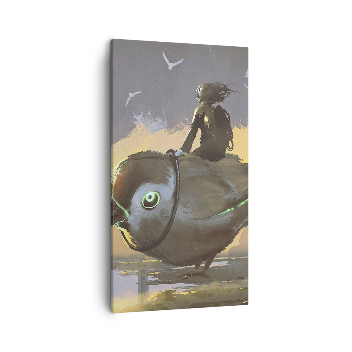 Canvas picture - Stop on a Fantastic Journey - 45x80 cm