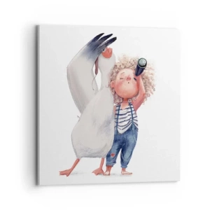 Canvas picture - Plan of a Great Journey - 70x70 cm