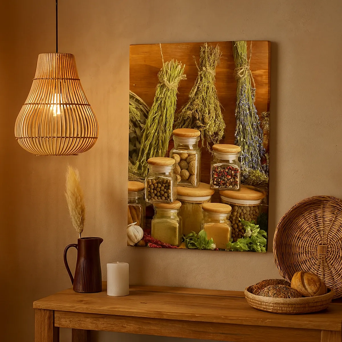 Canvas picture - Kitchen Magic - 50x70 cm