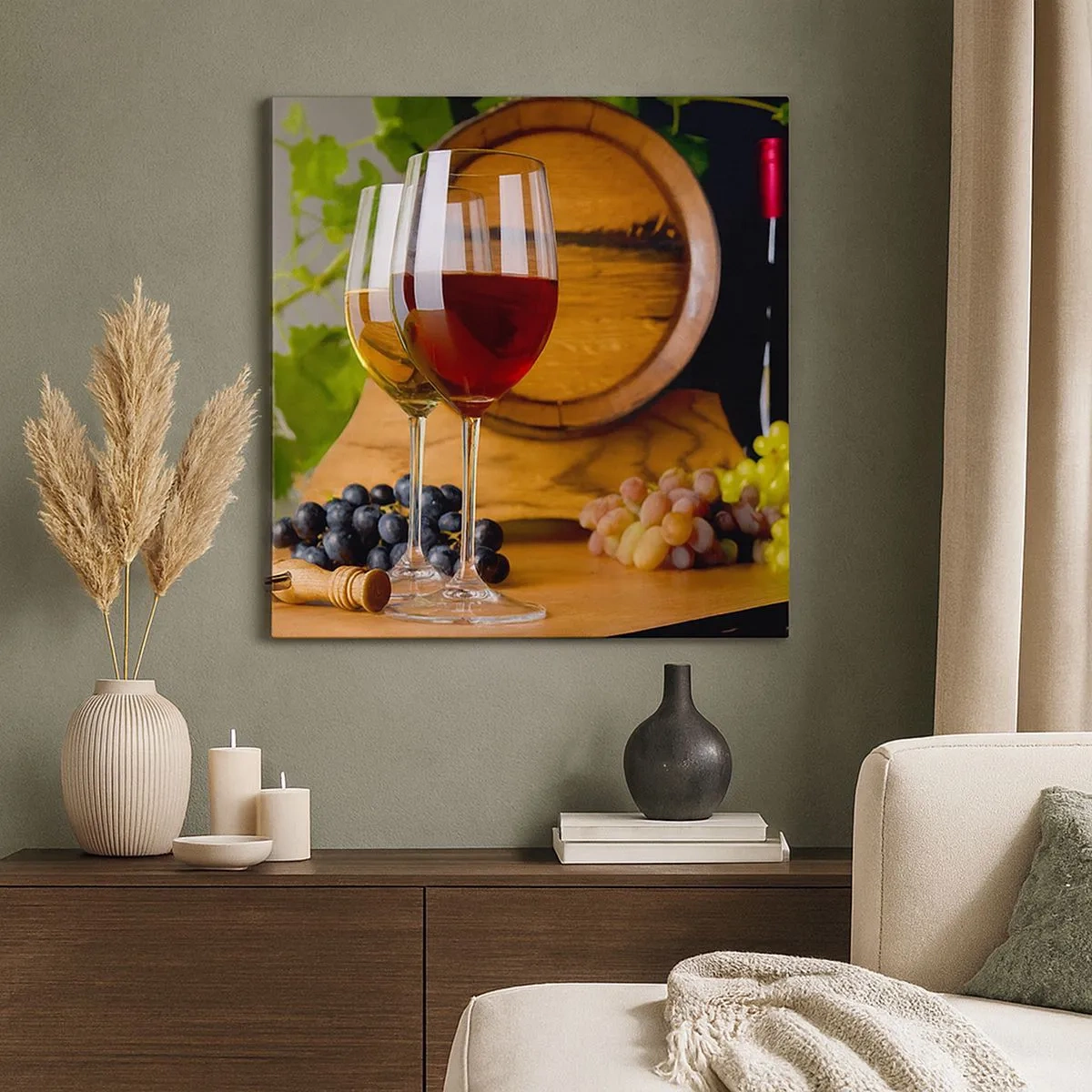 Canvas picture - Like at Old Masters - 30x30 cm