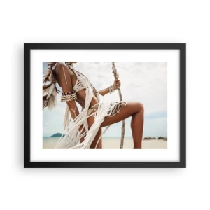 Poster in black frame - Priestess of the Sun - 40x30 cm