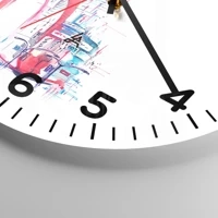 Clock face with numbers