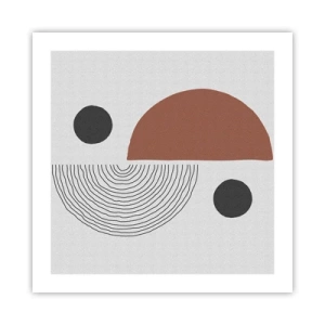 Poster - Perfection of a Wheel - 50x50 cm