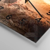 Clock face with numbers
