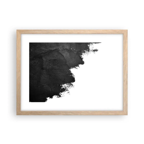 Poster in light oak frame - Elements: Earth - 40x30 cm
