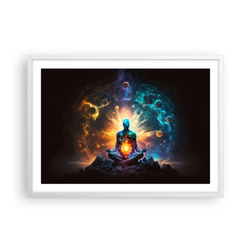 Poster in white frmae - Cosmic Calm - 70x50 cm