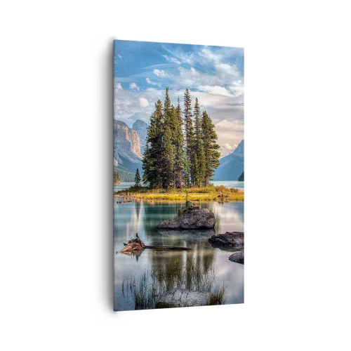 Canvas picture - By Big and Clear Waters - 65x120 cm