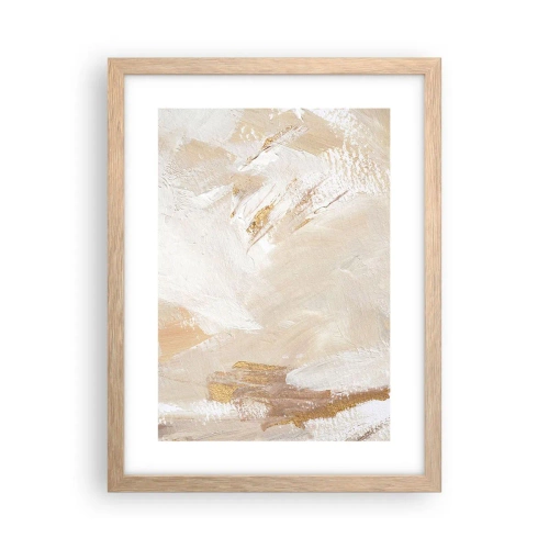 Poster in light oak frame - Pastel Composition - 30x40 cm