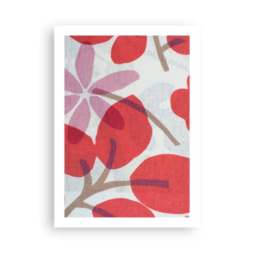 Poster - Flower Composition in Pink - 50x70 cm