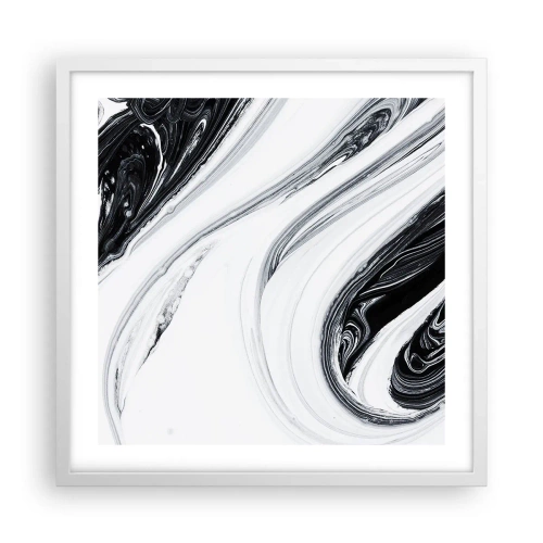 Poster in white frmae - Connection of Opposites - 50x50 cm