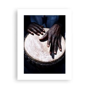 Poster - Live at Your Own Rhythm - 30x40 cm