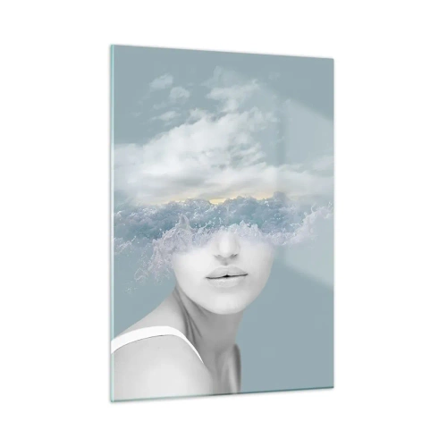 Glass picture - With the Head In the Clouds - 50x70 cm