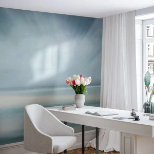 Self-Adhesive Photo Wallpaper Deluxe Sticker - Calm up to the Horizon - Bright, Piece, Sky - 300x210 cm