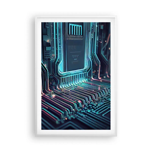 Poster in white frmae - I Was Just Thinking… - 61x91 cm