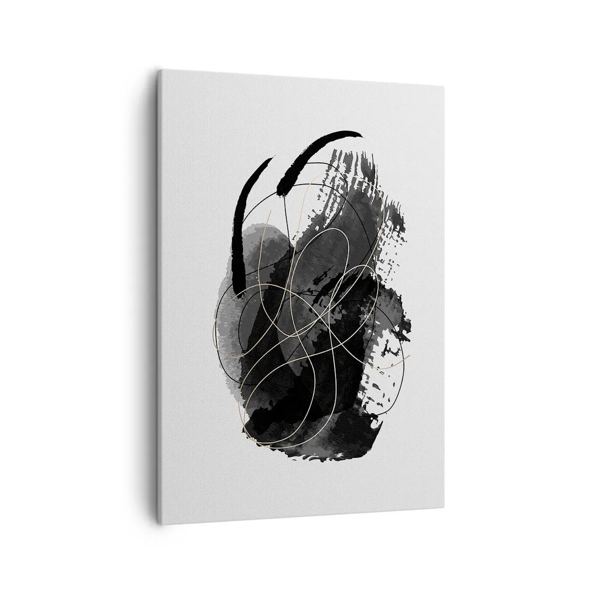 Canvas picture - Made from Black - 50x70 cm