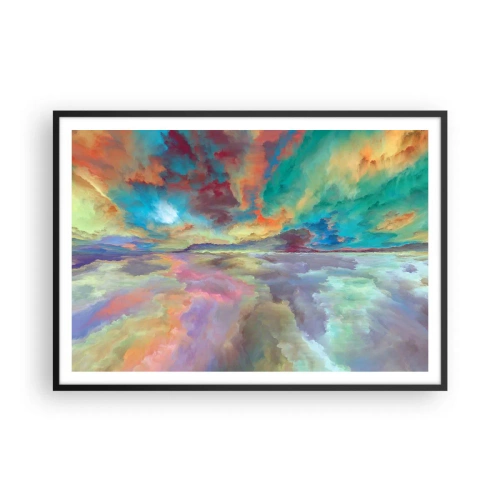 Poster in black frame - Two Skies - 100x70 cm