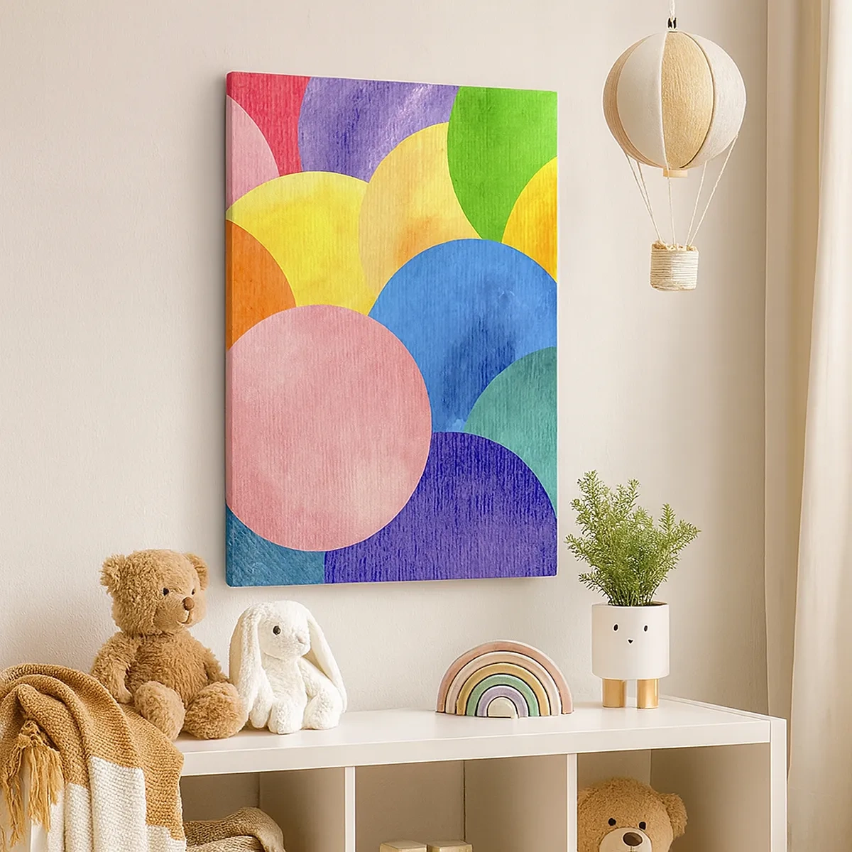 Canvas picture - Primordial Fullness of Life - 50x70 cm