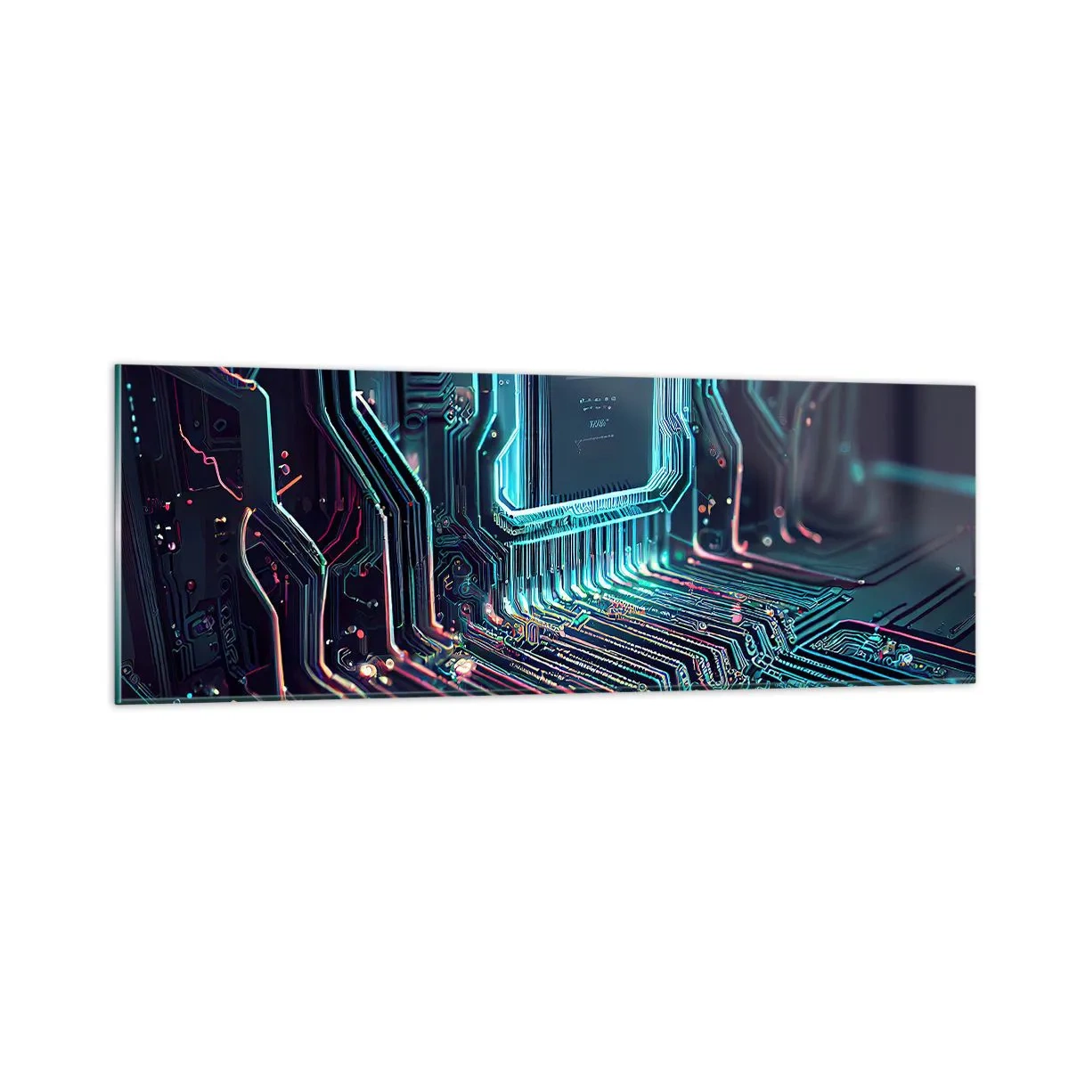 Glass picture - I Was Just Thinking… - 90x30 cm