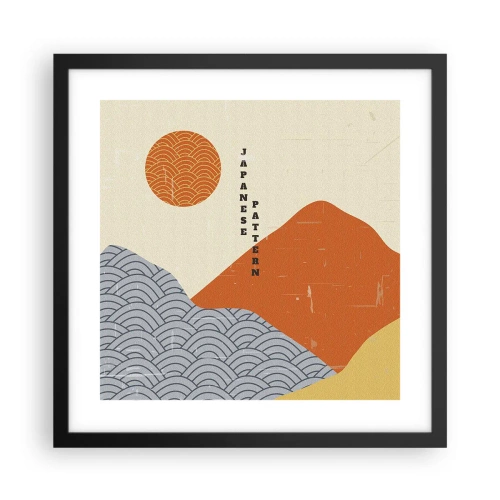 Poster in black frame - In the Japanese Spirit - 40x40 cm