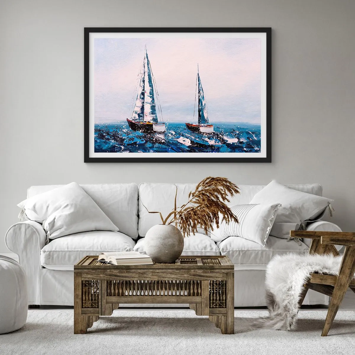 Poster in black frame - Brotherhood of Wind - 91x61 cm