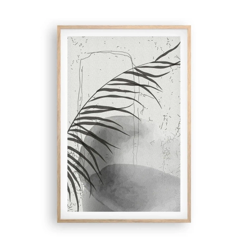 Poster in light oak frame - Subtle Exoticism of Nature - 61x91 cm