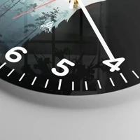 Clock face with numbers