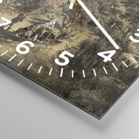 Clock face with numbers