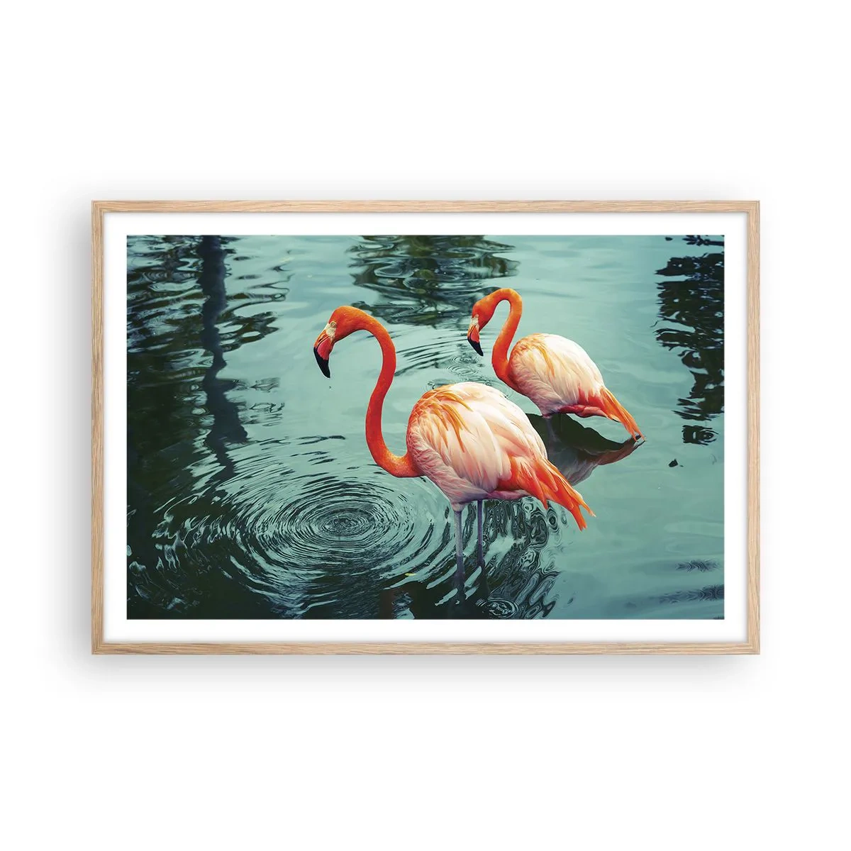 Poster in light oak frame - We Are En Vogue Now - 91x61 cm