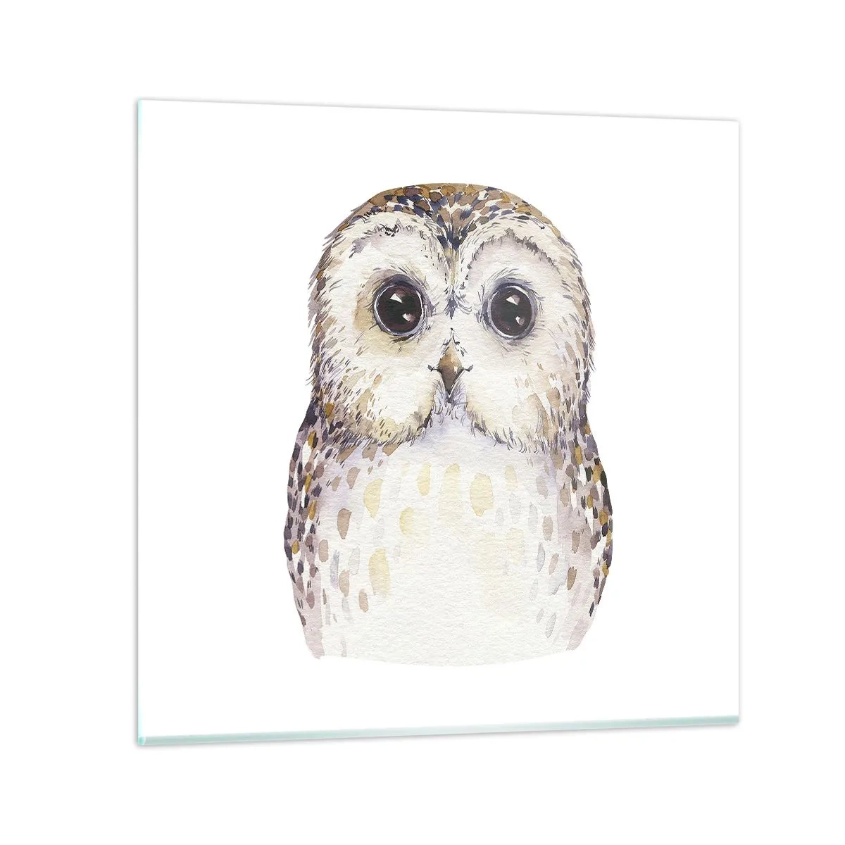 Glass picture - Look Me in the Eyes - 70x70 cm