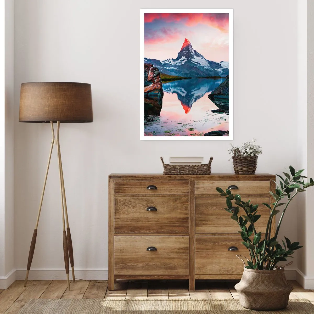 Poster - Heart of the Mountains Is Hot - 40x50 cm