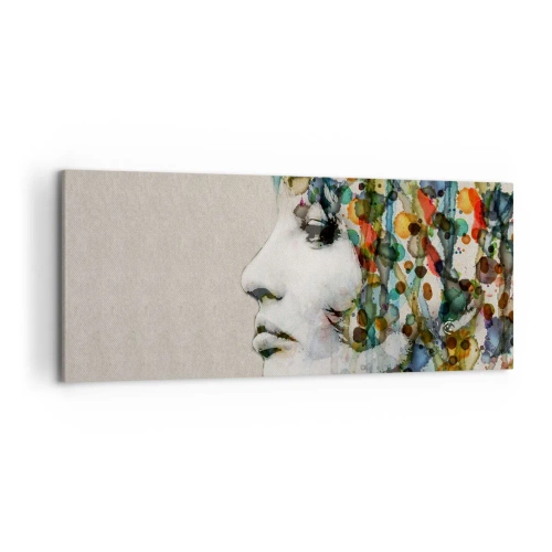 Canvas picture - Emerged from Greyness - 120x50 cm