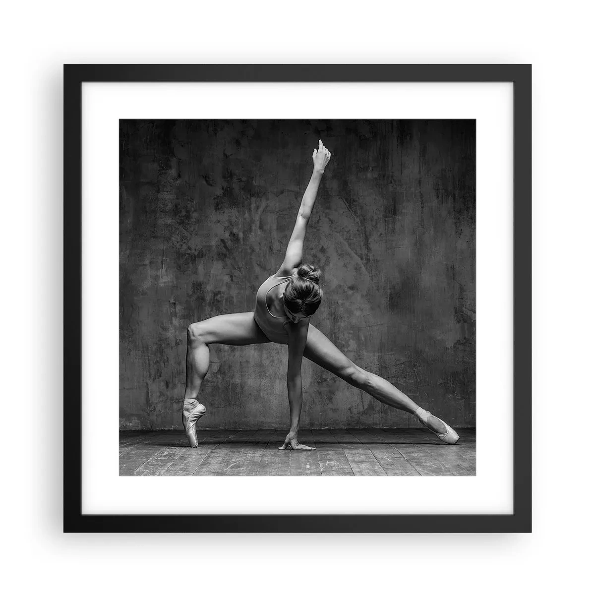 Poster in black frame - Ideal of Balance - 40x40 cm