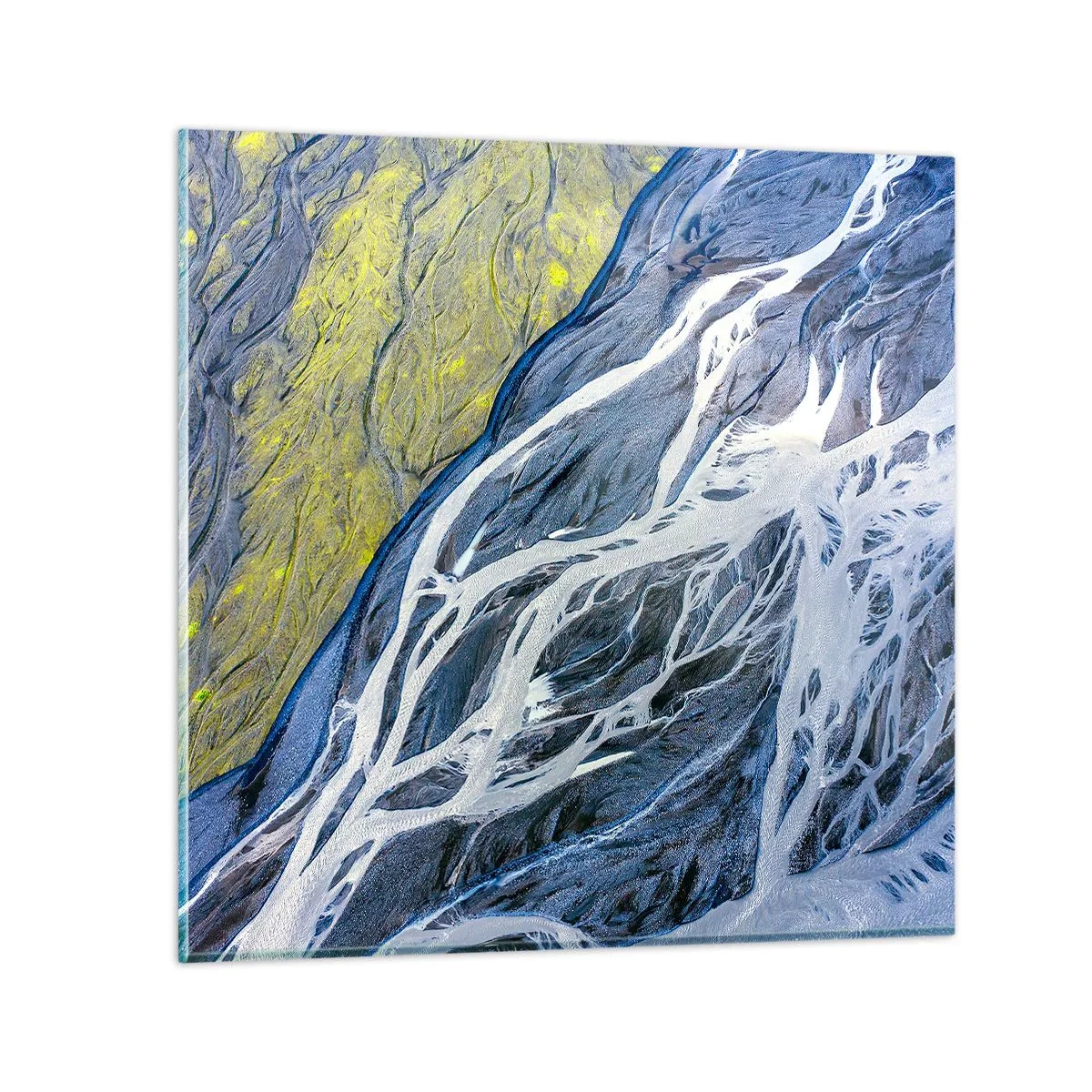 Glass picture - Cave Paintings of Nature - 30x30 cm