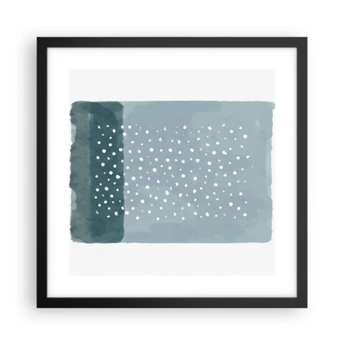 Poster in black frame - Grown on the Blue - 40x40 cm