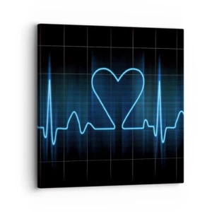 Canvas picture - In a Heartbeat - 30x30 cm