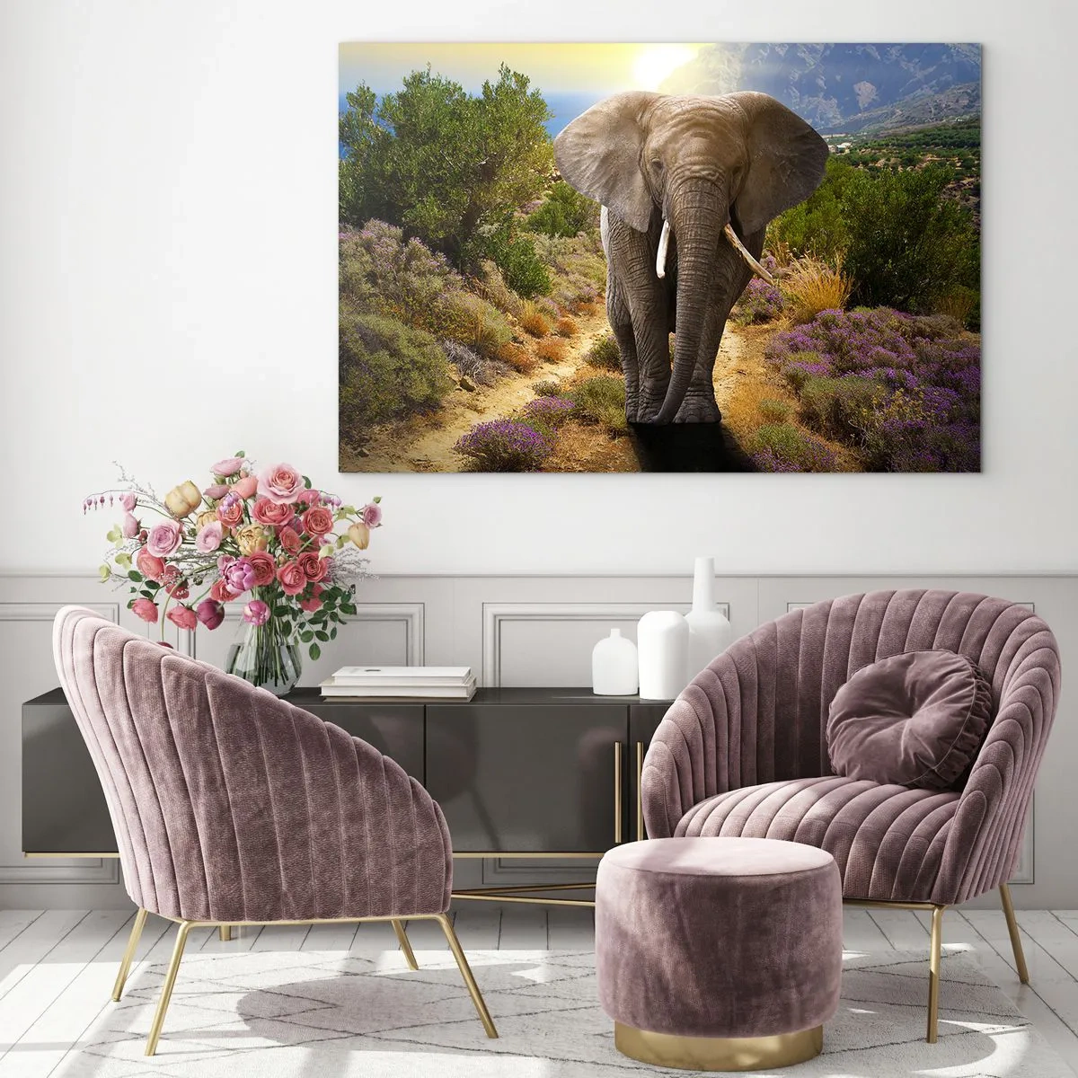 Glass picture - This is What Eden Looked Like - 100x70 cm