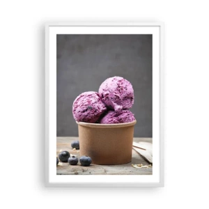 Poster in white frmae - Sweetness and Coolness - 50x70 cm