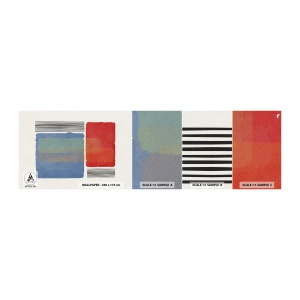 Photo Wallpaper Sample Self-Adhesive Deluxe Sticker - Spirit and Letter of Geometry - Abstraction, Piece, Modern Art. - 100x30 cm